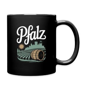 Rhineland-Palatinate Home Palatinate Vineyards Palatinate - Full Colour Mug - black - Right