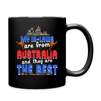 Australische Schwiegermutter - Tasse einfarbig - Schwarz - Rechts