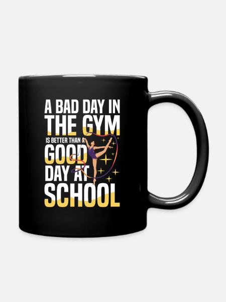 Ein Schlechter Tag Im Fitnessstudio Ist Besser - Tasse einfarbig - Schwarz