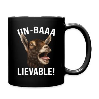 Goat Goat Breeding Goat Farmer Goat Saying Goats - Full Colour Mug - black - Right