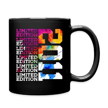 LIMITED EDITION 2011 15 JAHRE 15. GEBURTSTAG - Tasse einfarbig - Schwarz - Rechts