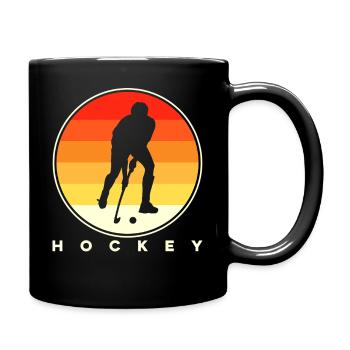 Hockey Eishockey Eishockeyspieler Geschenk - Full Colour Mug - black - Right