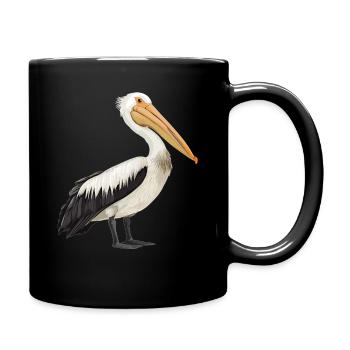 Pelicans Pelican - Full Colour Mug - black - Right