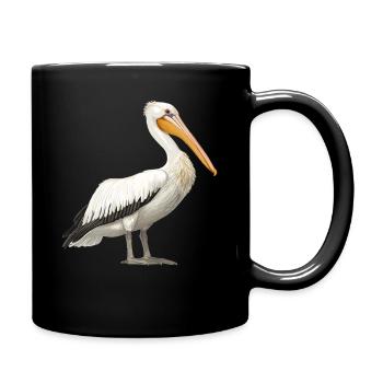 Pelicans Pelican - Full Colour Mug - black - Right