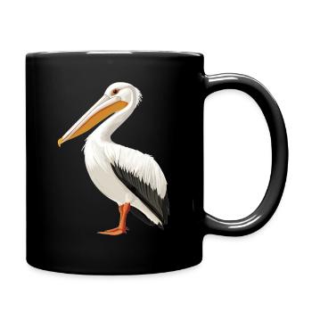 Pelicans Pelican - Full Colour Mug - black - Right