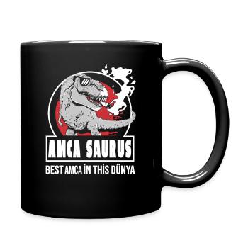 Türk AMCA SAURUS – Best Amca in this Dünya (türk) - Tasse einfarbig - Schwarz - Rechts