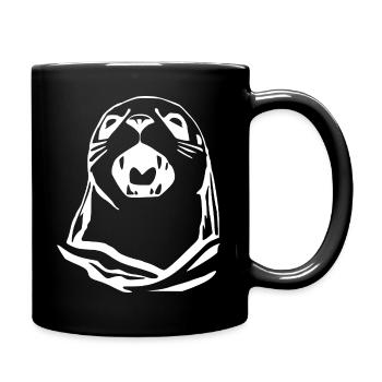 Seal Seal T-shirt Gift - Full Colour Mug - black - Right