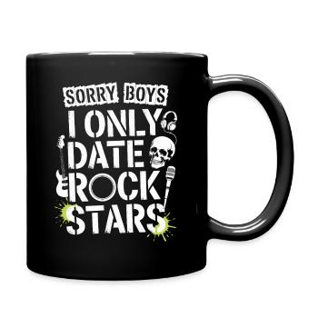 Festival Sorry Boys Je ne sors qu’avec Rock Stars Groupie - Mug uni - noir - Droite