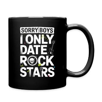 Festival Sorry Boys Je ne sors qu’avec Rock Stars Groupie - Mug uni - noir - Droite