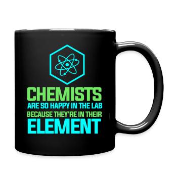 Chemistry Chemist Chemistry Teacher - Full Colour Mug - black - Right