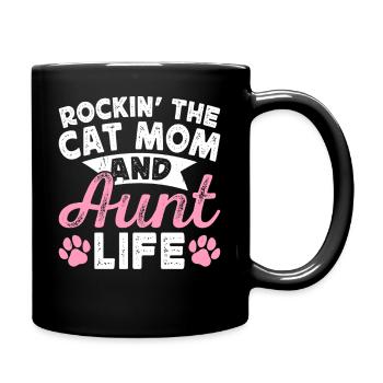 Tante Cadeau Meilleure Tante Du Monde - Mug uni - noir - Droite