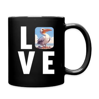 Pelicans Pelican - Full Colour Mug - black - Right