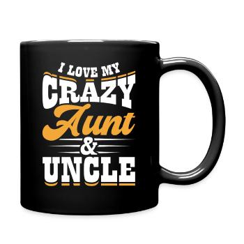 Best Aunt Uncle in the World Gift - Full Colour Mug - black - Right