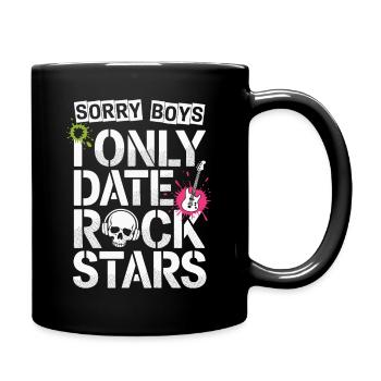 Festival Sorry Boys Je ne sors qu’avec Rock Stars Groupie - Mug uni - noir - Droite