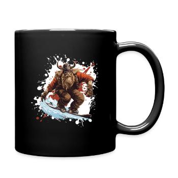 Planche à neige Viking - Mug uni - noir - Droite