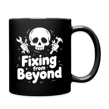 Schädelwerkstatt Beyond Repair - Tasse einfarbig - Schwarz - Rechts