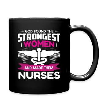 infirmier - Mug uni - noir - Droite