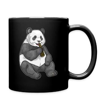 Bière Panda - Mug uni - noir - Droite
