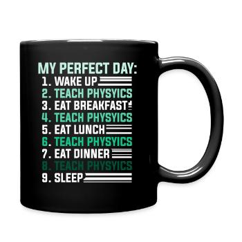 Physique Physicien Physique Étudiant en physique Professeur de physique - Mug uni - noir - Droite