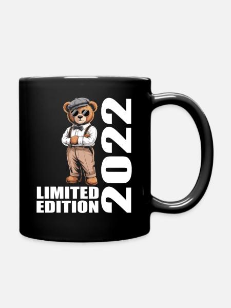 2022 Limited Edition Bär Geburtstag 2022 - Tasse einfarbig - Schwarz