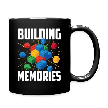 Building Memories Brick Builder Block Building - Tasse einfarbig - Schwarz - Rechts
