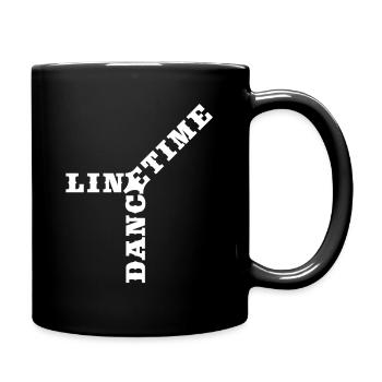 Temps de danse en ligne de mots croisés - Mug uni - noir - Droite