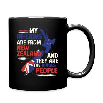 Neuseeland Verwandte Schwiegermutter - Tasse einfarbig - Schwarz - Rechts