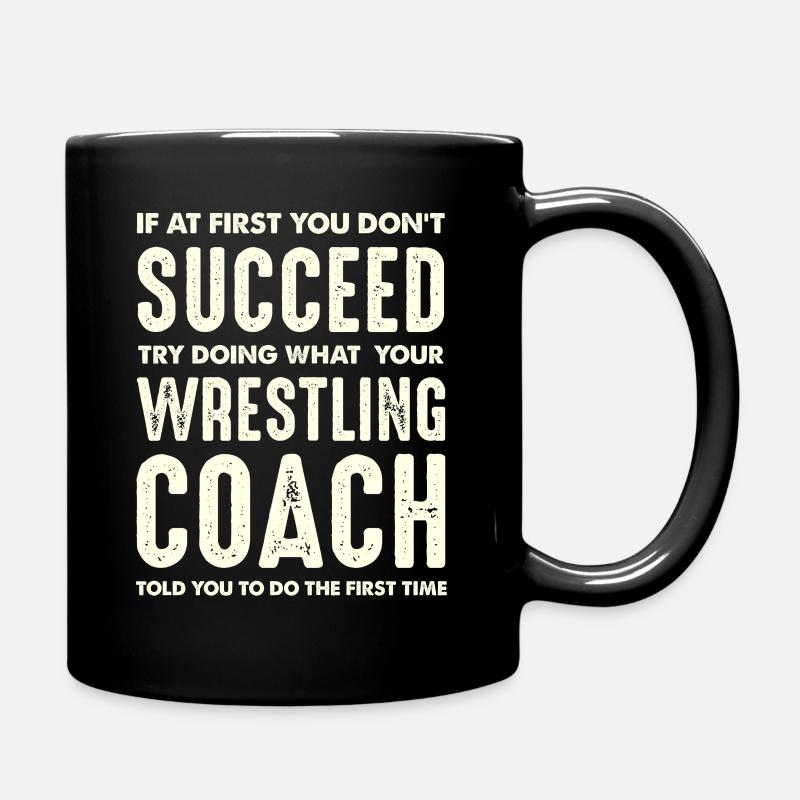 Sieg durch Coachanweisung - Tasse einfarbig - Schwarz