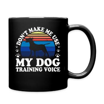 Dogs Dog Lover Dog Owner Gift - Full Colour Mug - black - Right