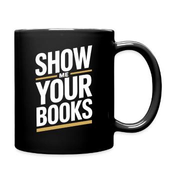 Montrez-moi vos livres Leseratte Buch Lesen Bücher - Mug uni - noir - Droite