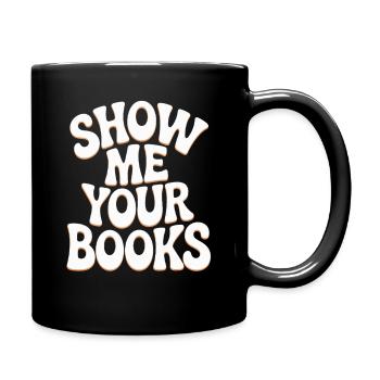 Montrez-moi vos livres Leseratte Buch Lesen Bücher - Mug uni - noir - Droite