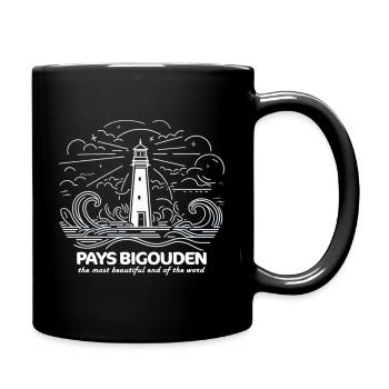 Pays Bigouden Bretagne Pride Tradition Finistère - Tasse einfarbig - Schwarz - Rechts