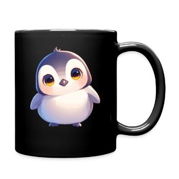 Pinguine Pinguin - Tasse einfarbig - Schwarz - Rechts