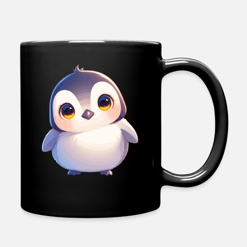 Pinguine Pinguin - Tasse einfarbig - Schwarz