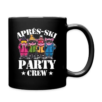 Après-ski Party Crew Pig - Mug uni - noir - Droite