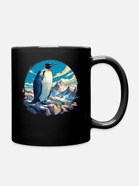 Pinguine Pinguin - Tasse einfarbig - Schwarz