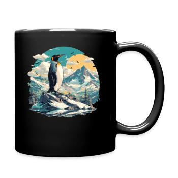 Pingouins Pingouin - Mug uni - noir - Droite