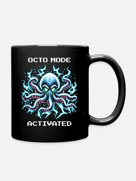 Mode pieuvre activé | Kraken Gaming Humour - Mug uni - noir