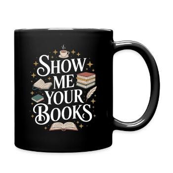 Montrez-moi vos livres Leseratte Buch Lesen Bücher - Mug uni - noir - Droite