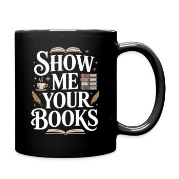 Montrez-moi vos livres Leseratte Buch Lesen Bücher - Mug uni - noir - Droite