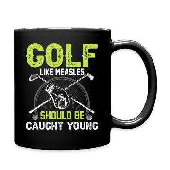 Golf - Tasse einfarbig - Schwarz - Rechts