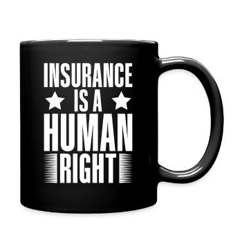 Costume d’agent d’assurance Droits de l’homme Medicare - Mug uni - noir - Droite