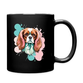 Cavalier King Charles Spaniel arbexplosion - Mug uni - noir - Droite