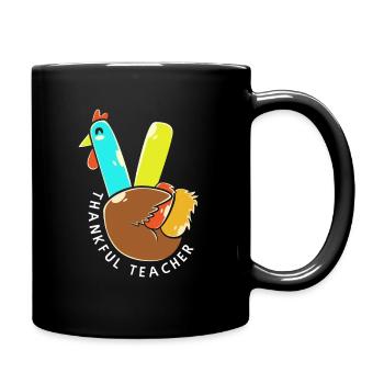 Thanksgiving Enseignant Enseignant - Mug uni - noir - Droite