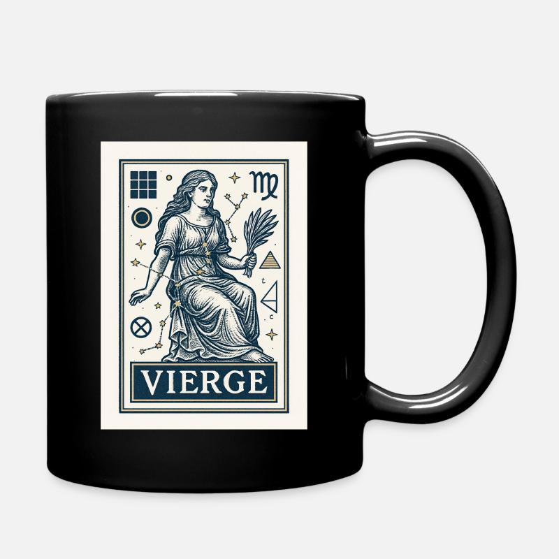 Signe astrologique de la Vierge - Astrologie - Mug uni - noir