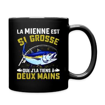 Original Fisherman Funny Humor Fishing Gift - Full Colour Mug - black - Right