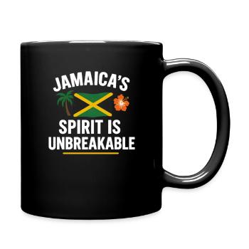 Jamaican Spirit Unbreakable, Jamaica  - Full Colour Mug - black - Right