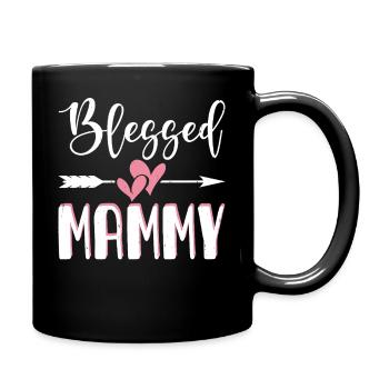 Oma Mama Geschenk Weihnachtsgeschenke Großmutter  - Tasse einfarbig - Schwarz - Rechts