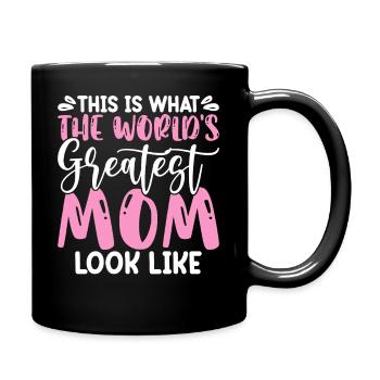 Mama Geschenk Weihnachtsgeschenke   - Tasse einfarbig - Schwarz - Rechts