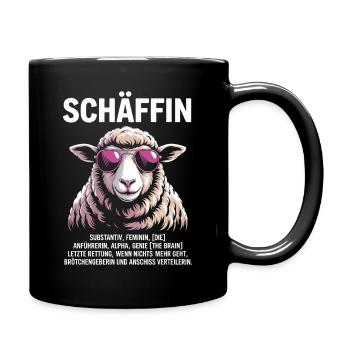 Schäffin Chefin Anführerin Alpha Genie - Mug uni - noir - Droite